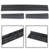 munirater 3PCS Tailgate Flex Flexible Step Protector Trim Molding Cap