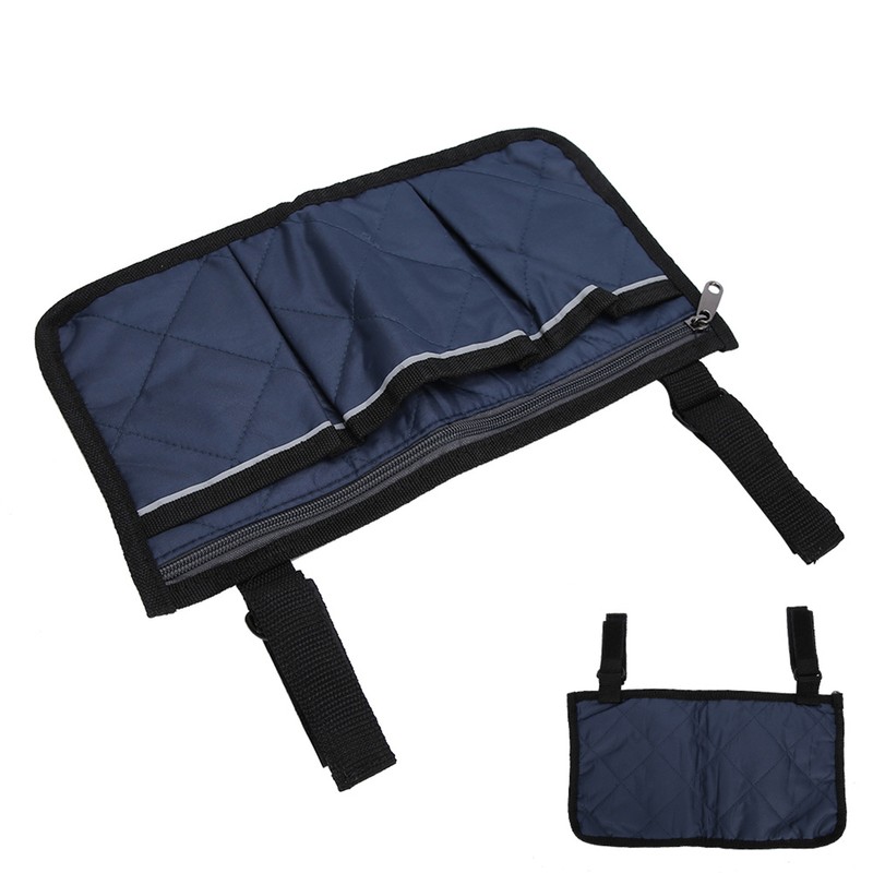 Wheelchair Bag Pouch Pockets Large Capacity Hanging Bag Storage Organizer