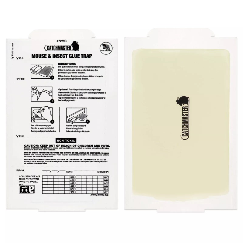 Catchmaster 72 Super Mouse Glue Boards Peanut Butter Glue Boards