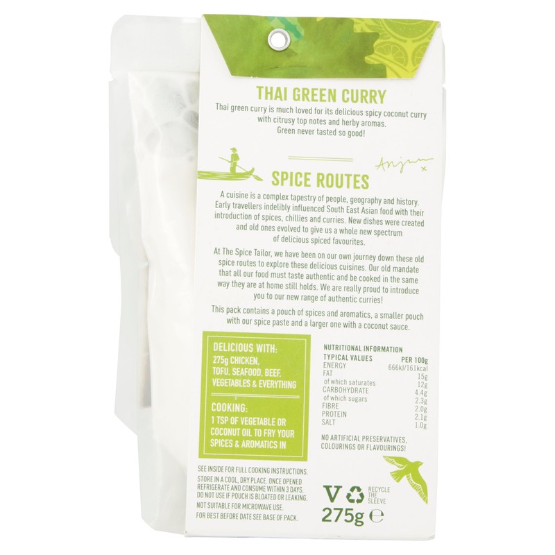 The Spice Tailor, Asian Curry Sauce Kits, Thai Green Curry,