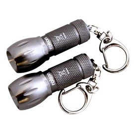 Rolson 1 LED Mini Key Ring Torch (2 Pieces)