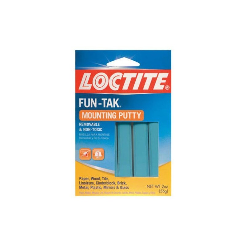 Loctite Fun-Tak Mounting Putty 2-Ounce (1087306) - 4 Pack