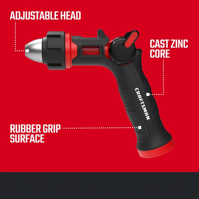 Craftsman Heavy-Duty Adjustable Water Nozzle