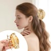 YBEATY Pack of 3 Shell Metal Hair Clips Small Fashionable