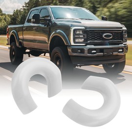 TECHPICCO Tow Hooks Covers for Ford Super Duty F250 F350 F450 2017-2026 Compatible with Ford Super Duty F250 F350 F450 Accessories 2017-2026 (White)