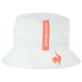 Coq Sportif QGCXJC70 Women's Rain Hat, Bucket Hat, Waterproof, Stretchy, Waterproof, Breathable, Lightweight, Rainy Weather, Golf,, WH00 (white)