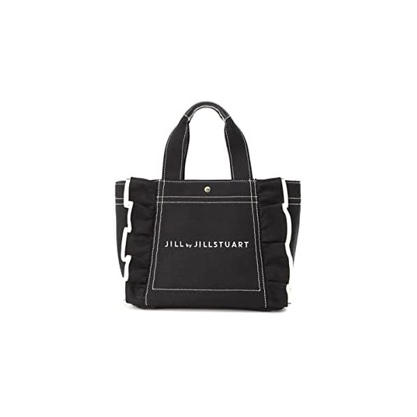 Jill by Jill Stuart FR Frill Tote Bag (Small, Black, Black