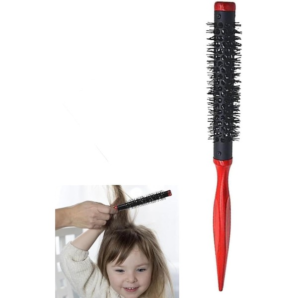 Anti-Static Small Round Hair Brush - Compact Hair Brush for
