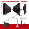 Mofeez Anti Sag Gate Kit Fence Gate Hardware - Heavy