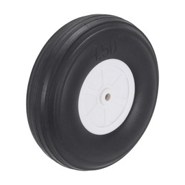 MECCANIXITY RC Airplane Wheels 4.53 x 1.26 x 0.21 RC Airplane,Aircraft PU Sponge Wheels,Tire Tail Wheel RC Aircraft Foam Wheel Replacement for DIY RC Model Plane Aircraft