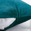Teal Cushion Covers Velvet 18×18IN Set of 2 Green 45×45CM