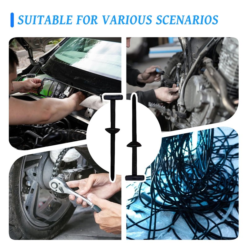 50PCS Nylon Universal Cable Tie Buckle, Heavy Duty Self Locking