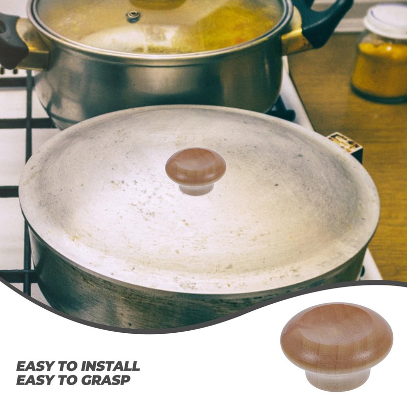 Kichvoe 2Pcs Jar head pot cover Anti-scald pot replacement small