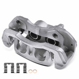 A-Premium Disc Brake Caliper Assembly with Bracket Compatible with Select Mitsubishi Models - Montero 1992-1996, Montero Sport 1997-2003, L4 2.4L, V6 3.0L, V6 3.5L - Front Right Passenger Side