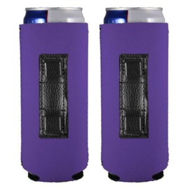Blank Magnetic Slim Can Coolie (Purple, 2 Pack)