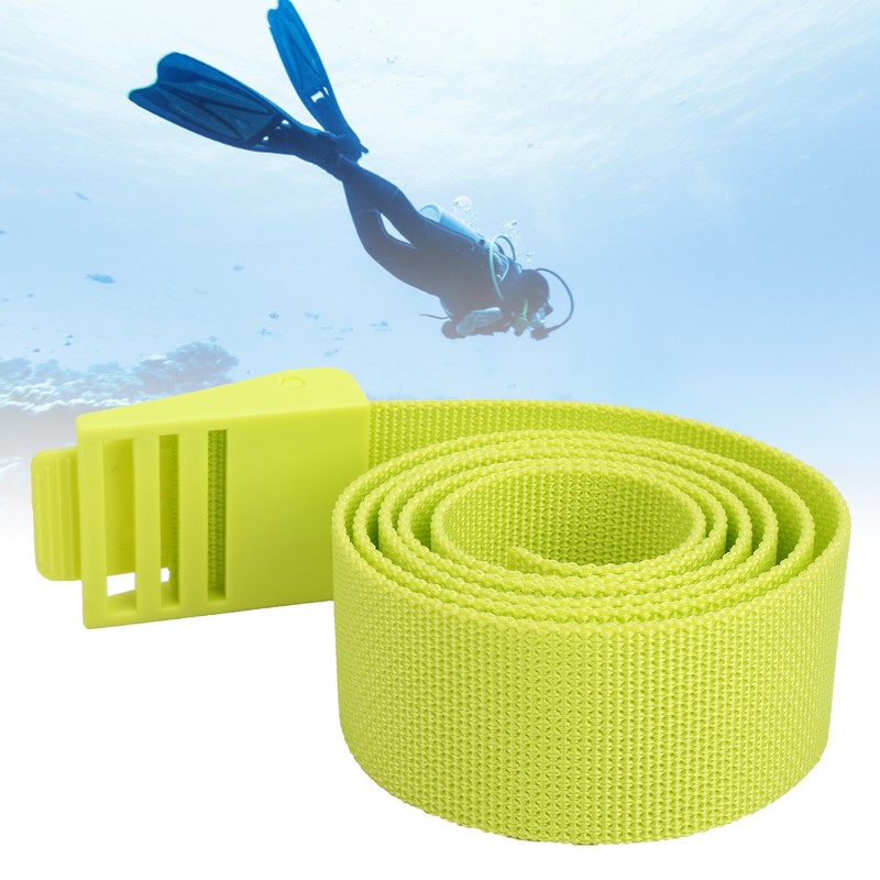 150CM Durable Diving Weights Belt Nylon Webbing Waist Belt with