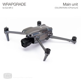 WRAPGRADE Skin Stickers Compatible with DJI Air 3 | Full Wrap (Coloration-X)