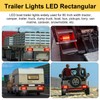 EXERAUO Boat Trailer Lights LED Kit, Submersible Boat Trailer Light,