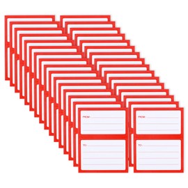 IANFAN 60 Pcs to from Return Address Mailing Labels, Self Adhesive Mail Shipping Label Postage Guaranteed Stickers 4.69 x 3.58 Inch Blank Handwriting to/from Address Tags for Package, Gift, Envelopes