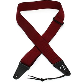 Fender WeighLess Tweed Guitar Strap, Stocking Stuffers, Guitar Accessories, 2in, Red Tweed