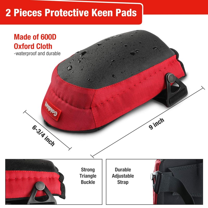 Goldblatt Laminate Wood Flooring Tools Installation Kit with 100 Spacers,