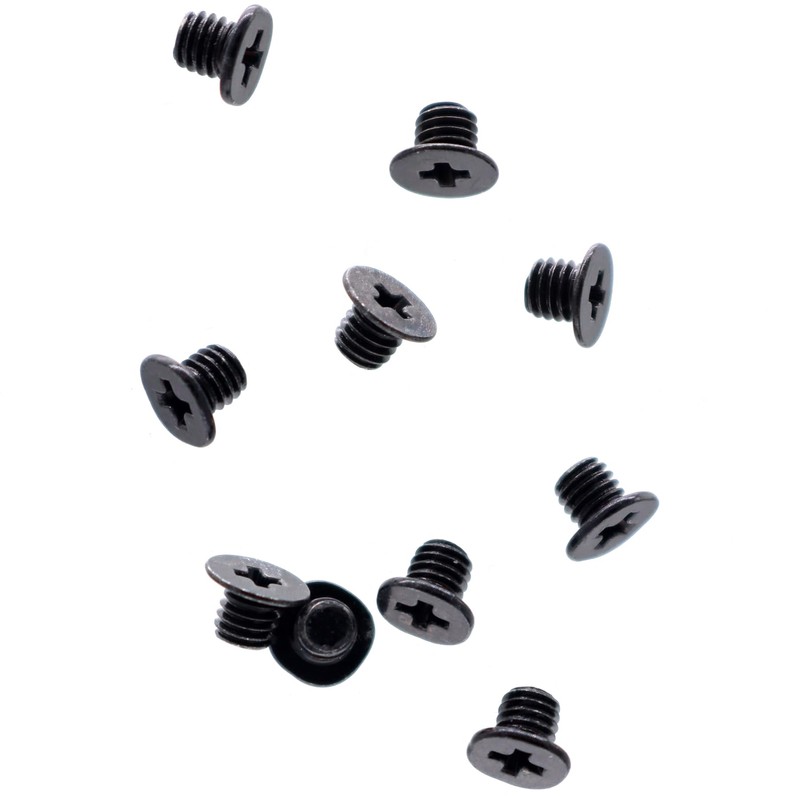 Deal4GO 10-Pack M3 x 3 mm Phillips Flat-Head Screw Replacement
