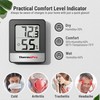 TempPro TP49 3 Pieces Digital Hygrometer Indoor Thermometer Humidity Meter