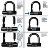 DocksLocks Anti-Theft Weather Resistant Short Shackle U-Lock