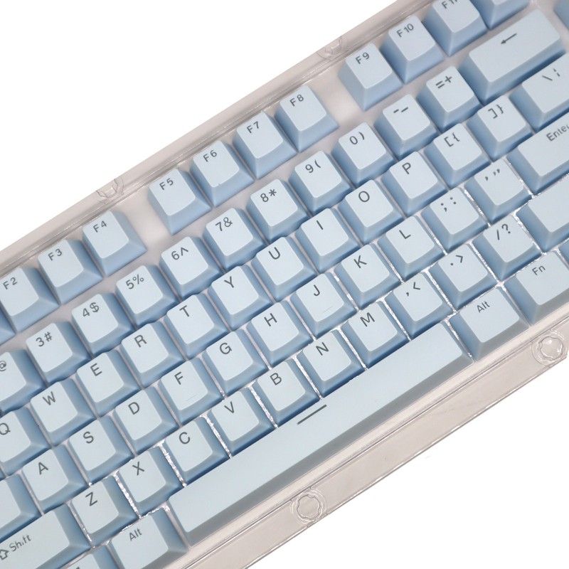 PBT Keycaps Ergonomic Design Oil Resistant Colorful 108 Key Video