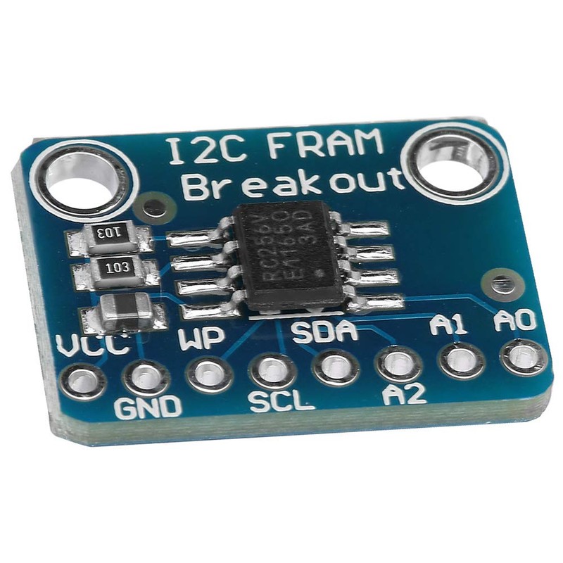 I2C Non Volatile FRAM Breakout Board, MB85RC256V 32KB FRAM Breakout