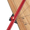 400mm Woodworking Hole Scribing Ruler Aluminum Alloy 360° Rotating Line