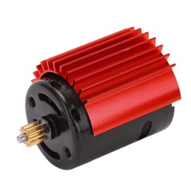 RC 370 Motor RC Transfer Case, 370 Motor and Cooler RC Motor Upgrade Replacement Accessories (Red) RC Car Model Accessories