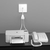 Uvital Phone Jack Splitter for Landline, Telephone Adapter 2 Way,