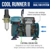 Master Airbrush Cool Runner II Dual Fan Airbrushing System Kit