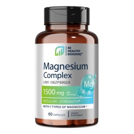 Magnesio Complex | Con 7 Magnesios: Citrato , Glicinato Sabor Sin Sabor