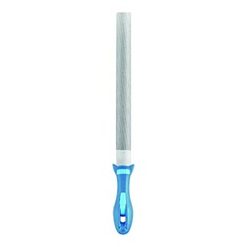 Pferd - 11026P PFERD Hand File with Handle, American Pattern, Double Cut, Half-Round, Coarse, 10" Length, 15/16" Width, 9/32" Thickness