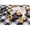 Napkin Rings Set of 12, Wooden Napkin Holders, Sailor Napkin