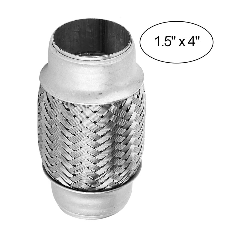 MUNEFE Flex Exhaust Pipe, Stainless Steel Exhaust Flange Repair Kit,