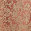 Ultimate Textile Miranda 60 x 90-Inch Rectangular Damask Tablecloth Sienna