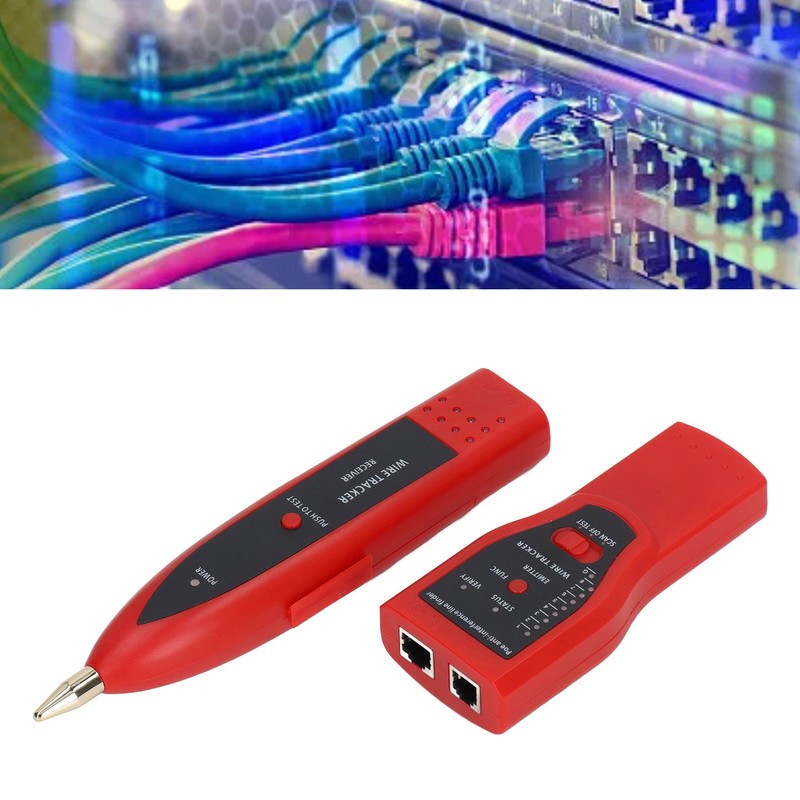 POE Net Cable Wire Tester Multifunctional ABS Regulable Sensitivity Ethernet