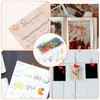 100 Pieces Airplane Shape Paper Clips Rainbow Creative Paper Clips