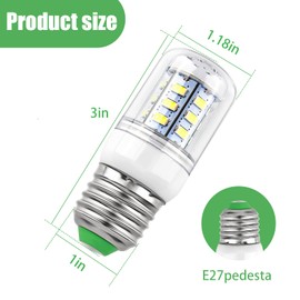 CCTP 5304511738 LED Light Bulb Refrigerator for Frigidaire Electrolux Refrigerator PS12364857 AP6278388 Wattage:3.5w