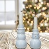One Holiday Way Set of 2 (4", 4.75") White Stoneware