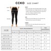 ccko High Waisted Leggings for Women with Pockets, Womens Workout