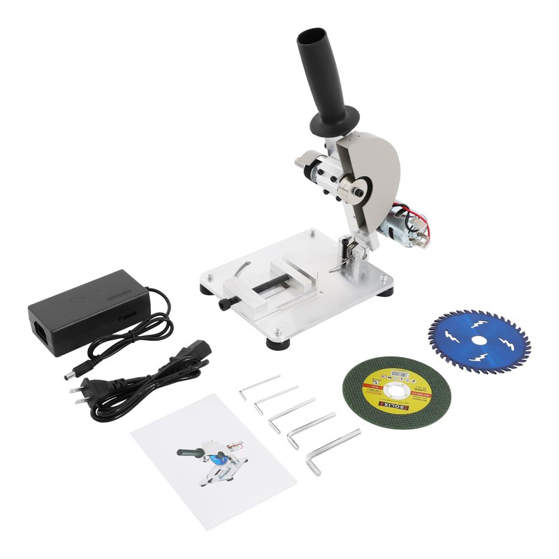 Mini Miter Saw Portable Table Saw 0-45° Adjustable Micro Cutting