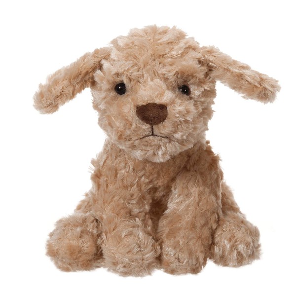 Apricot Lamb Toys Plush Brown Plush Puppy Stuffed Animal Soft Cuddly Perfect for Child （Brown Plush Puppy，8 Inches