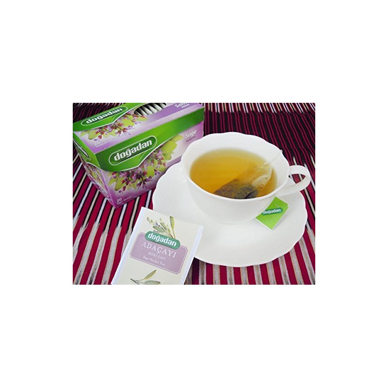 Dogadan Adacayi (Sage Herbal Tea ) 20 Tea Bags, Pack