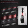 25-piece Torx Bit Set, 1''&2.5'' Security Tamper Proof Torx Impact