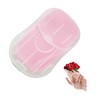 50PCS Portable Soap Sheets, Disposal Mini Thin Hand Wash with