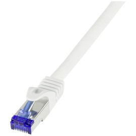 Logilink C6A031S RJ45 CAT 6a S/FTP 1 m White Pack of 1